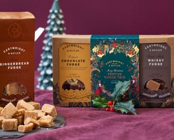 Merry Christmas Trio of Fudge Selection 