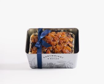 Apricot & Fig Loaf Cake In Tin