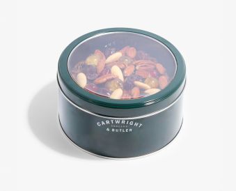 Decorated Jewel Fruit Cake in Round Tin