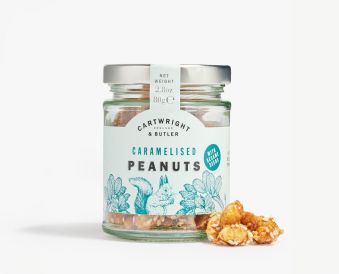 Caramelised Sesame Peanuts in jar
