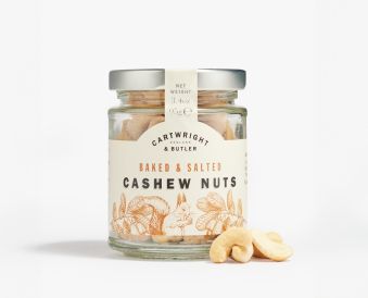 Salted Cashew Nuts in jar