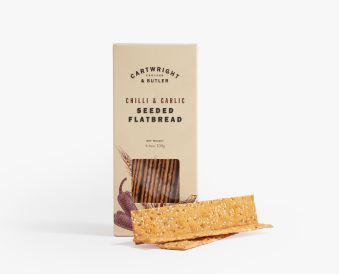 Chilli & Garlic Seeded flatbread crackers