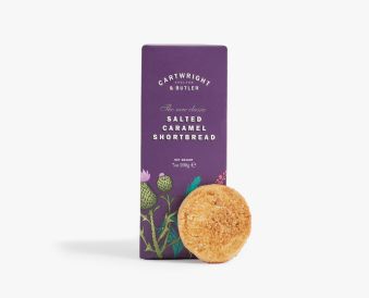 Salted Caramel Shortbread Rounds Carton