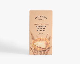 Cheese Wafers with Honey Mustard